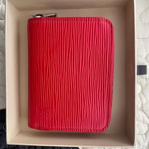 Louis Vuitton - Red Zippy Coin Purse